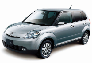 Коврики в салон (2 ряда) Mazda Verisa 2004-н.в. (правый руль)