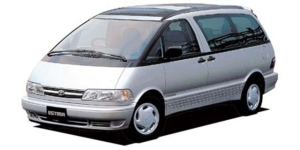 Коврики в салон (2 ряда) Toyota Estima I (1990-2000) 7 мест*