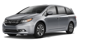 Коврик в багажник Honda Odyssey V 2013-н.в. (правый руль)* 2 ряд капитанские